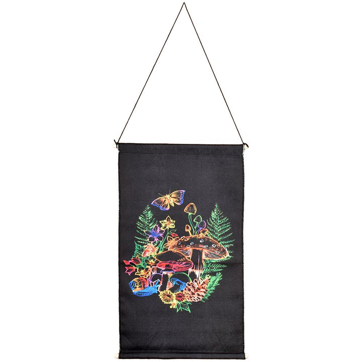 Threadheads Cosmic Mushroom Wall Hanging - 18" x 11" - Headshop.com