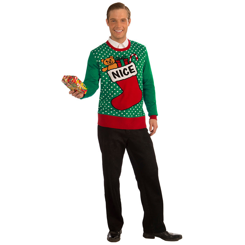 Xmas Sweater Nice Stocking XL - Headshop.com