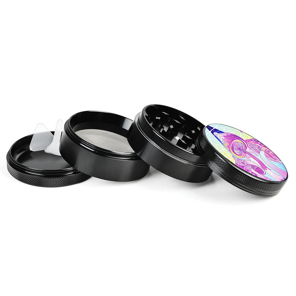 Pulsar Metal Grinder | Melting Shrooms - Headshop.com