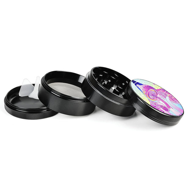 Pulsar Metal Grinder | Melting Shrooms - Headshop.com