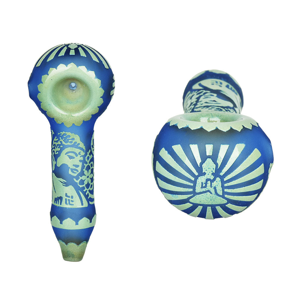 Milkyway Glass Buddha Hand Pipe - 4.5" - Headshop.com