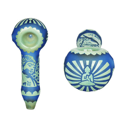 Milkyway Glass Buddha Hand Pipe - 4.5" - Headshop.com