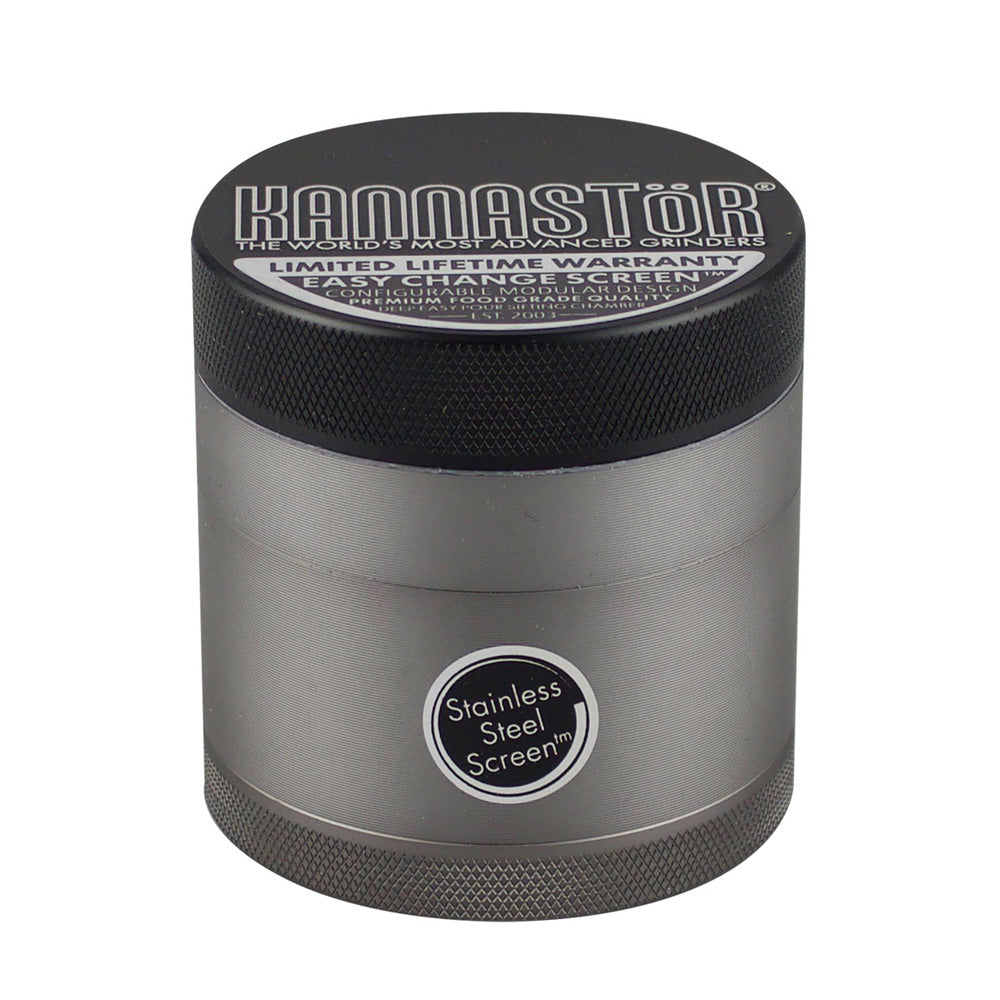 Kannastor Multi Chamber Grinder - 2.2" / Gunmetal - Headshop.com