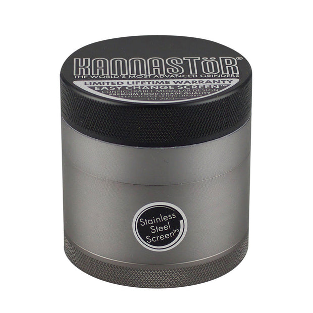 Kannastor Multi Chamber Grinder - 2.2" / Gunmetal - Headshop.com