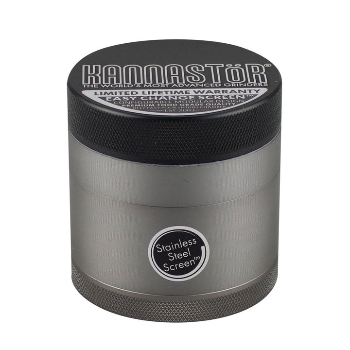 Kannastor Multi Chamber Grinder - 2.2" / Gunmetal - Headshop.com