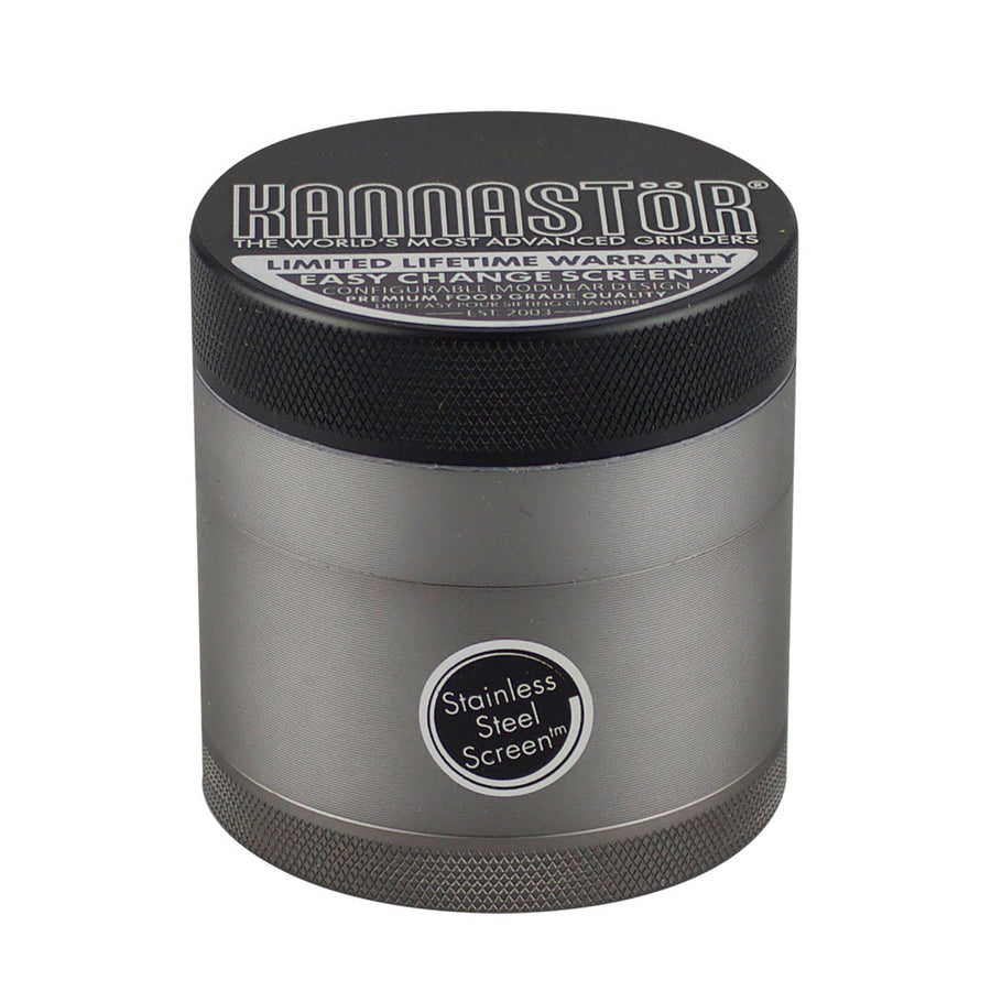 Kannastor Multi Chamber Grinder - 2.2" / Gunmetal - Headshop.com