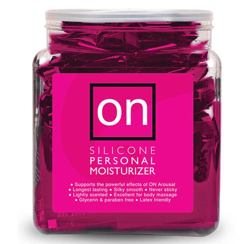 On Silicone Personal Moisturizer Samples (Bowl of 100) - Headshop.com