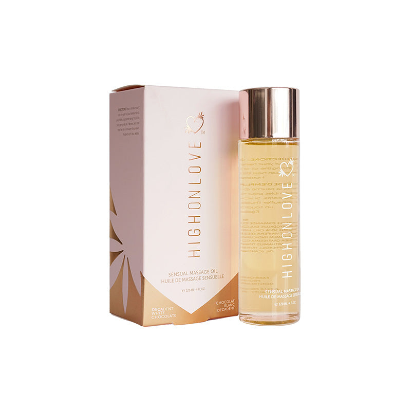 HighOnLove Massage Oil Decadent White Chocolate - Headshop.com