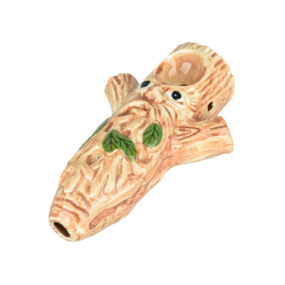 Wacky Bowlz Tree Man Ceramic Hand Pipe | 4.25" - Headshop.com