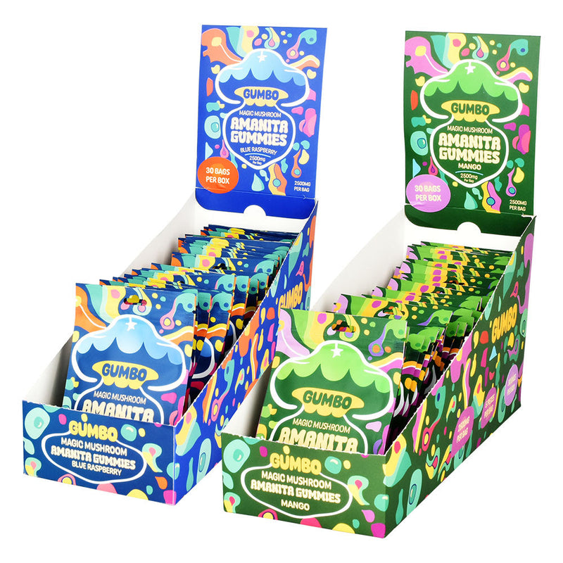 Gumbo Magic Mushroom Amanita Gummies | 2500mg | 5pk | 30pc Display - Headshop.com