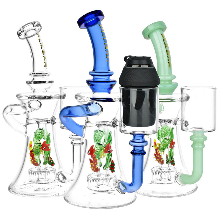 Pulsar Aquatic Soiree Recycler Water Pipe For Puffco Proxy | 8.5" - Headshop.com
