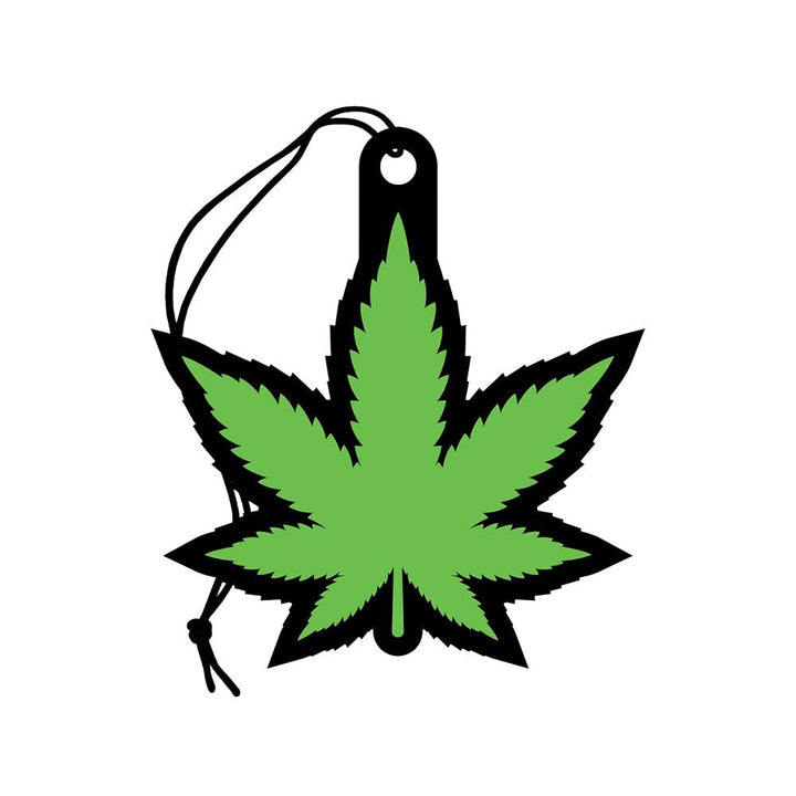 Wood Rocket Car Air Freshener - Green Hemp Leaf / Forest Scent - Headshop.com