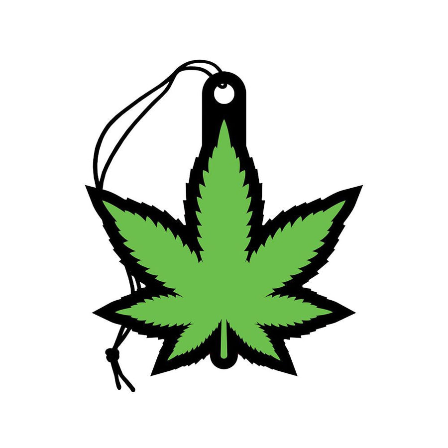 Wood Rocket Car Air Freshener - Green Hemp Leaf / Forest Scent - Headshop.com