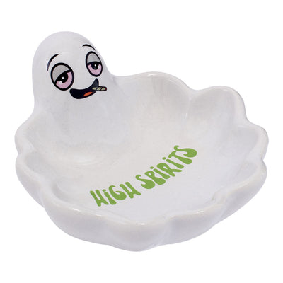 Fujima Ghosty High Spirits Ceramic Ashtray - 5.5"x5" - Headshop.com