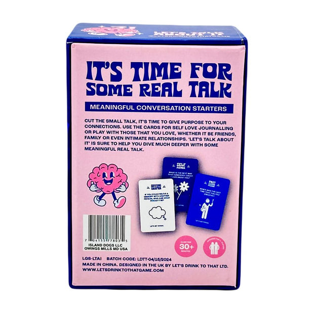 Let's Talk About It Card Game - Headshop.com