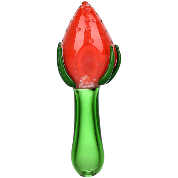 Strawberry Remedy Glass Hand Pipe - 5" - Headshop.com