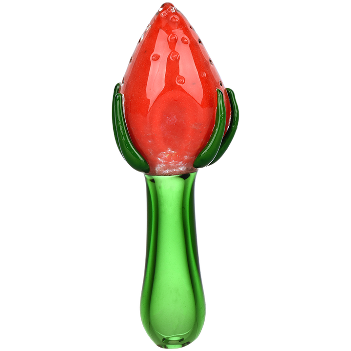 Strawberry Remedy Glass Hand Pipe - 5" - Headshop.com