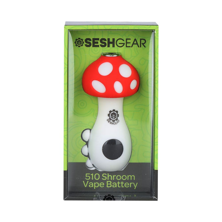 6CT DISPLAY - SeshGear Mushroom 510 Vape Battery - 550mAh / Assorted Colors