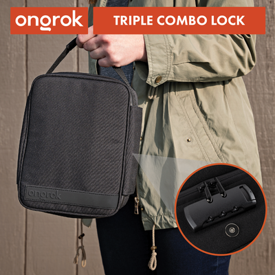 Ongrok Large Carbon-Lined Case with Combo Lock - Headshop.com