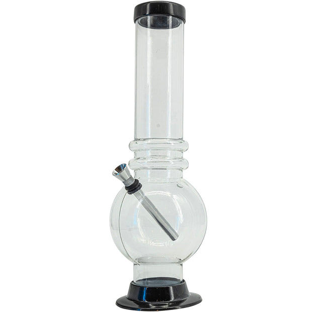Acrylic Bubble Base Bong - 12-15"