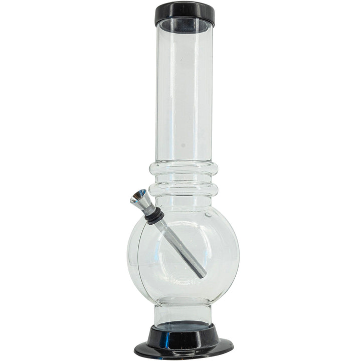 Acrylic Bubble Base Bong - 12-15"