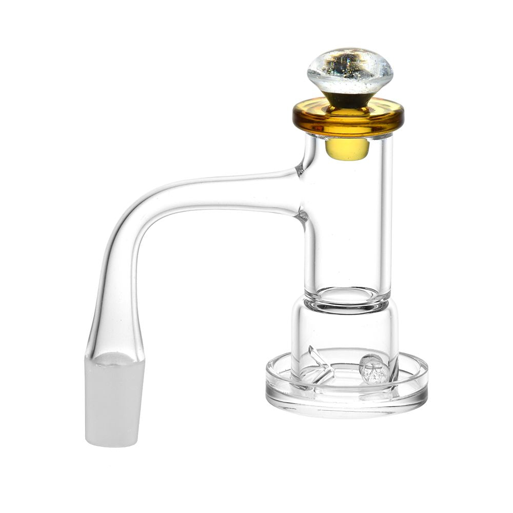 No Weld Quartz Banger Set W/ Dichro Cap & Dichro Beads - Headshop.com