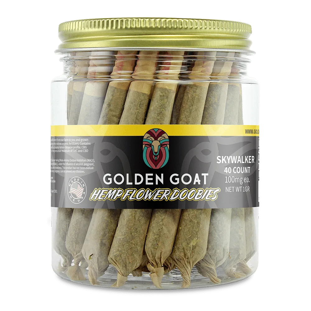 CBD Hemp Flower Doobies – Skywalker, 40ct - Headshop.com