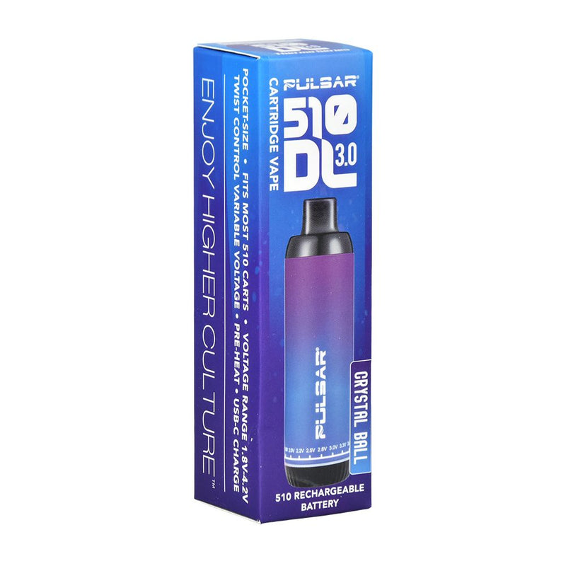 10CT DISPLAY - Pulsar 510 DL 3.0 THERMO Twist Variable Voltage Vape Pen - 650mAh / Assorted Colors - Headshop.com