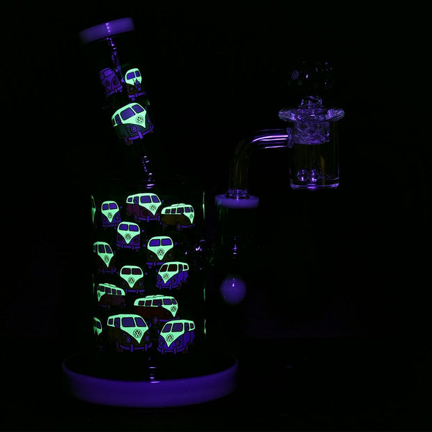 Pulsar Greatest Hits Series Glow Dab Rig Kit / 8" / 14mm F - Headshop.com