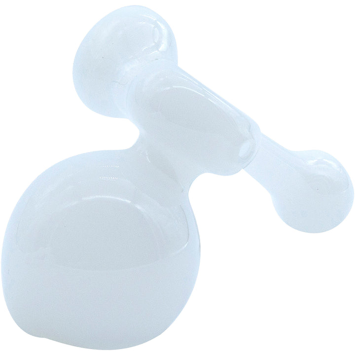 LA Pipes "Ivory Sidecar" Glass Sidecar Bubbler Pipe - Headshop.com