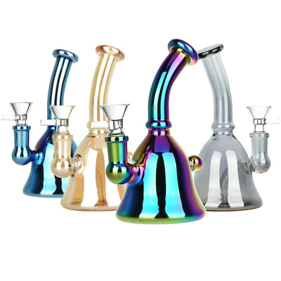 Ring That Bell Glass Water Pipe - 6.25" / 14mm F / Colors Vary - Headshop.com