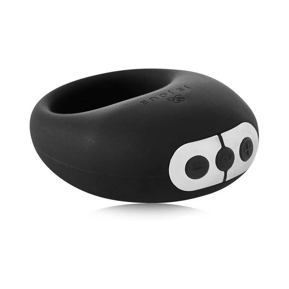 Je Joue Mio Rechargeable Vibrating Silicone Cock Ring Black - Headshop.com