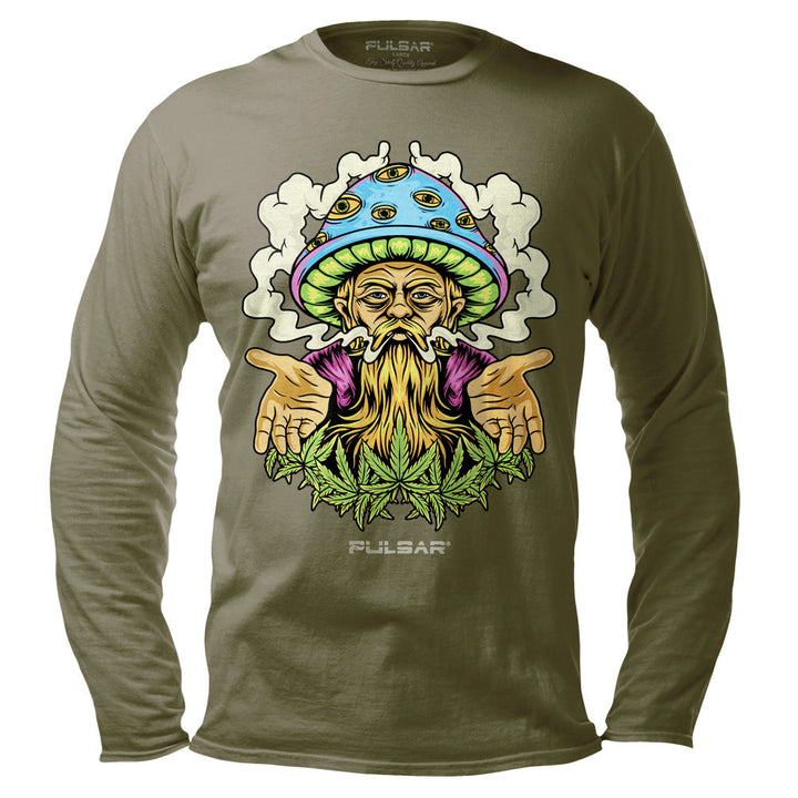 Pulsar Herbal Wisdom Long Sleeve Shirt - Green - Headshop.com