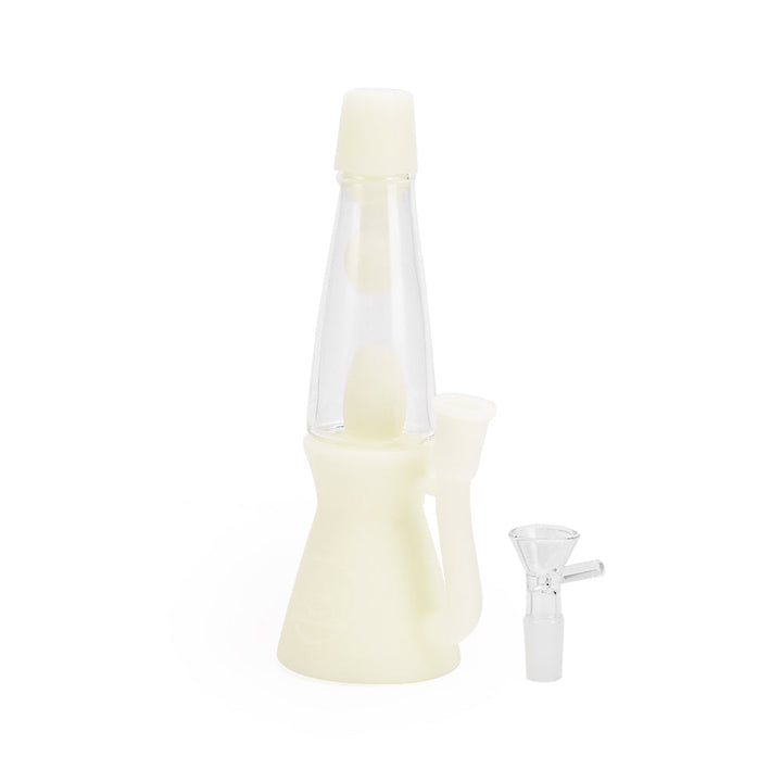 Ritual - 7.5'' Silicone Lava Lamp - UV Titanium White - Headshop.com