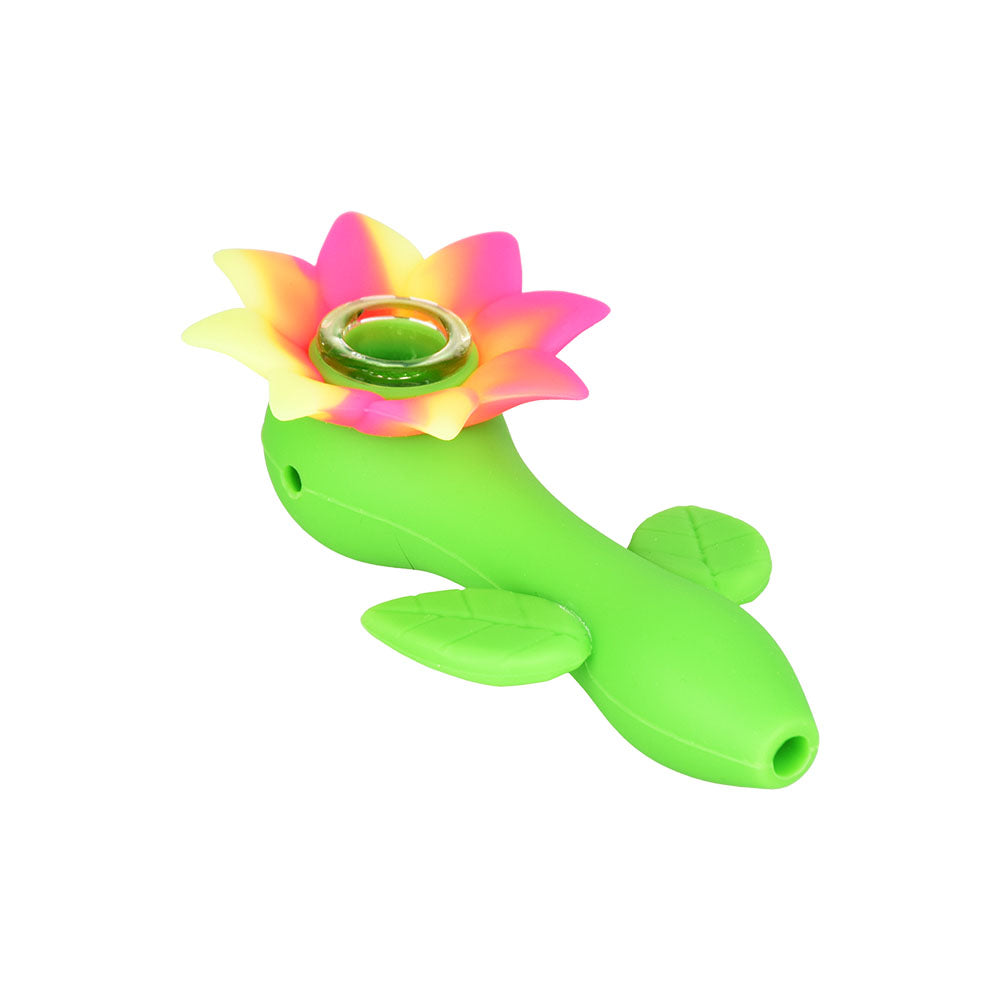 6PC Bundle - Sunflower Silicone Hand Pipe - 4.75" / Assorted Colors - Headshop.com