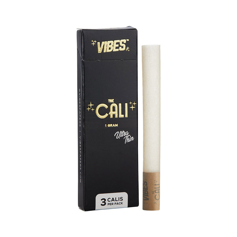 Vibes The Cali Pre-Rolls - 3pk/Ultra Thin 8PC DISP - Headshop.com