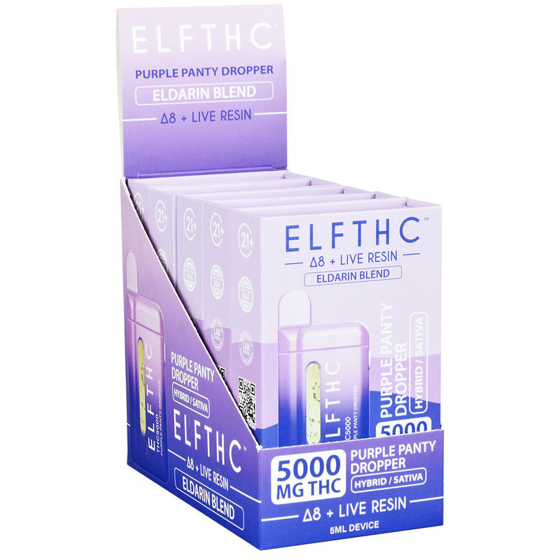 ELFTHC Eldarin Blend D8 + Live Resin Disposable | 5mL | 5pc Display - Headshop.com