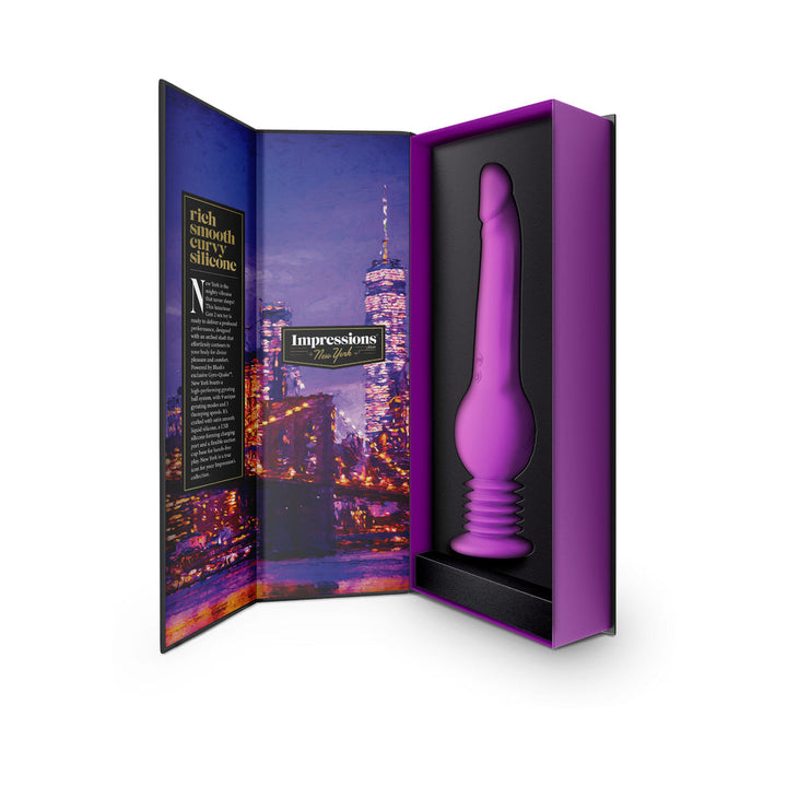 Impressions New York Gyroquake Dildo Purple