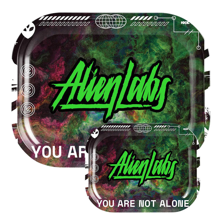Alien Labs Metal Rolling Tray | You Are Not Alone - Headshop.com