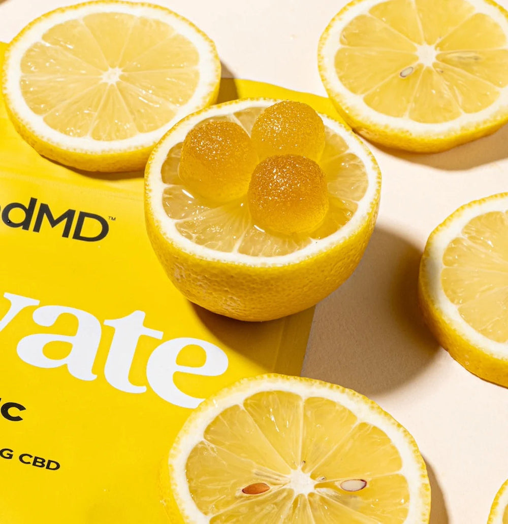 Delta 9 THC Elevate Gummies 100MG - Lemon Love - Headshop.com