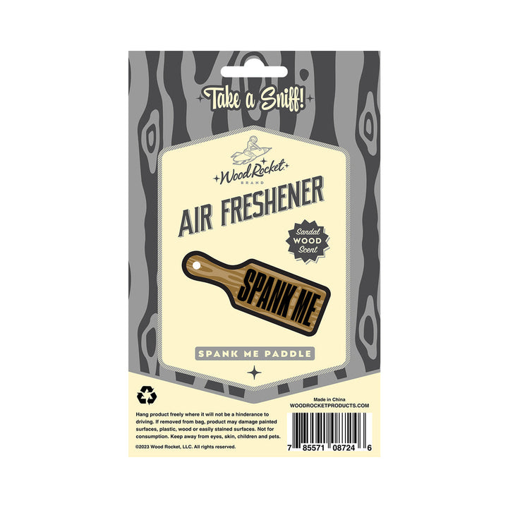 Wood Rocket Air Freshener Spank Me Paddle - Headshop.com