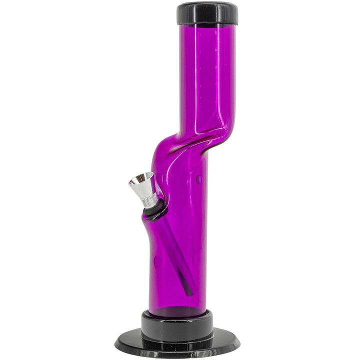 Acrylic Kink Neck Bong 9-12" Acrylic Kink Neck Bong - Multiple Colors