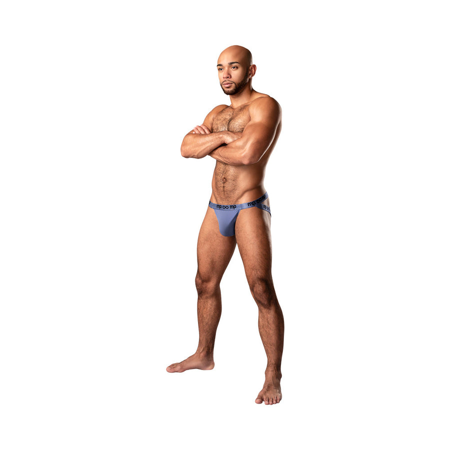 Male Power Infinite Comfort Amplifying Strappy Jock Periwinkle S/M - Headshop.com