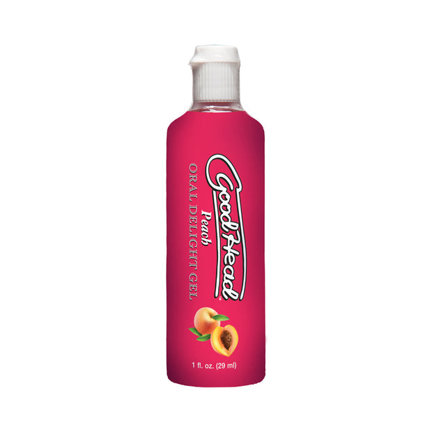 GoodHead Oral Delight Gel Peach 1 oz. - Headshop.com