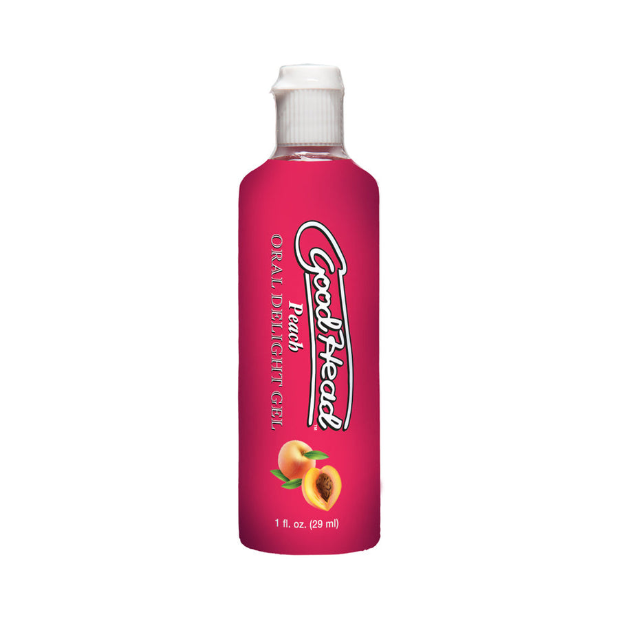 GoodHead Oral Delight Gel Peach 1 oz. - Headshop.com