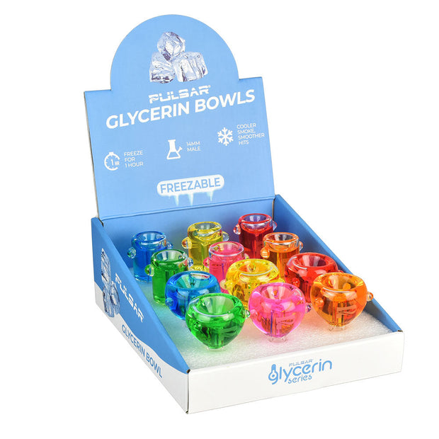 Pulsar Glycerin Herb Slide -14mm M/ 12pcs