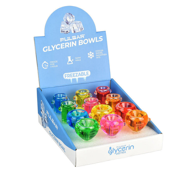 Pulsar Glycerin Herb Slide -14mm M/ 12pcs