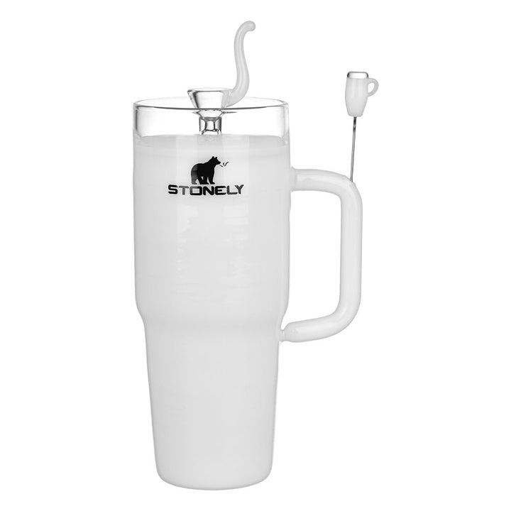 Pulsar Stonely Cup Glass Water Pipe | 8.5" | 14mm F - Headshop.com