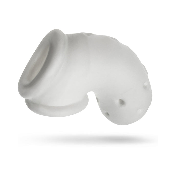 OxBalls Airlock Air-Lite Vented Chastity White Ice - Headshop.com