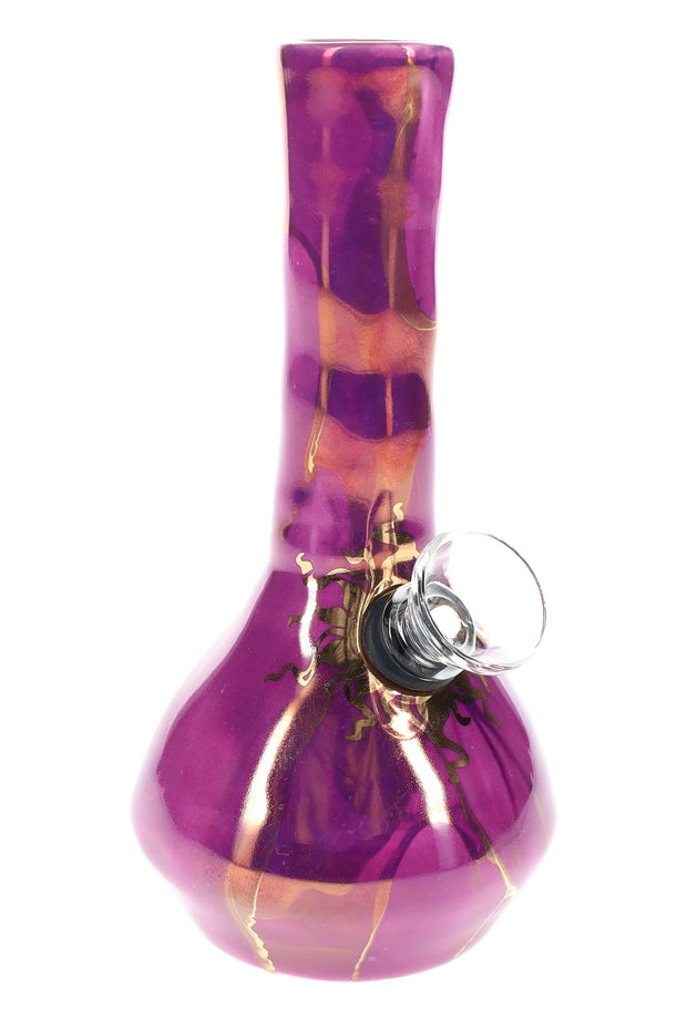 Ancient Creations Ceramics Mini Ceramic Water Pipe – 5″ – US-Made